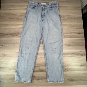 Vintage 90s J.Crew Mens Light Wash Straight Leg Jeans Made in Canada 34x32